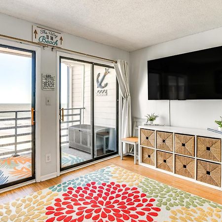 Cozy Beachfront Condo With Wifi, Views And Pool Access マートルビーチ エクステリア 写真