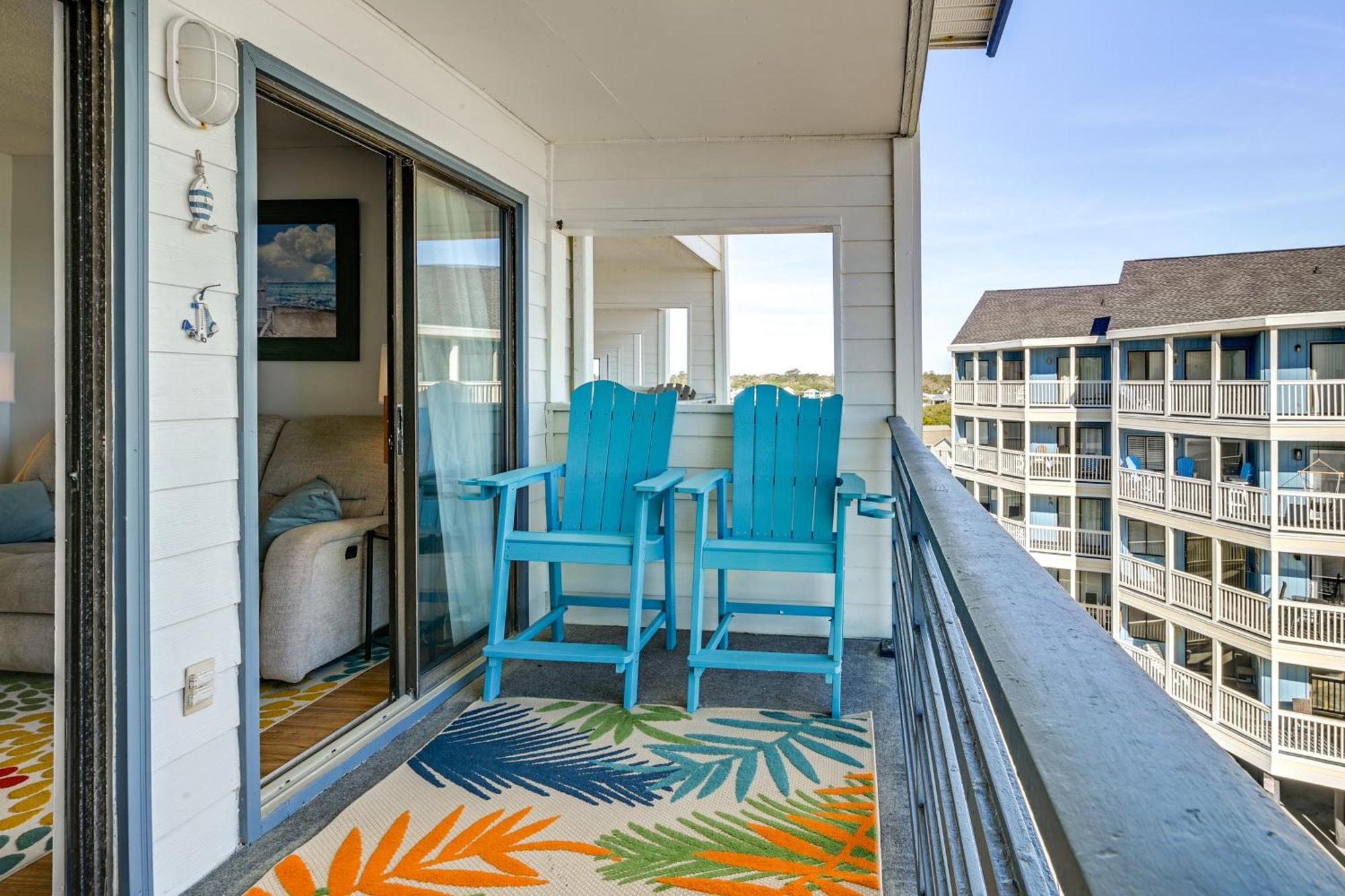 Cozy Beachfront Condo With Wifi, Views And Pool Access マートルビーチ エクステリア 写真
